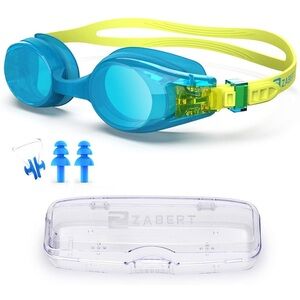 Kids Swim Goggles - Blue and Yellow